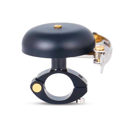 Retro Mountain Bike Handlebar Bell, 15–24 mm, Black