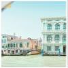 ARTland Wall Decor Self-Adhesive Vinyl Wall Mural 80 x 120 cm Venice Old Town, Houses, Canal, Bridge, Architecture, Ca' Rezzonico U5FL view 1