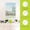 ARTland Wall Decor Self-Adhesive Vinyl Wall Mural 80 x 120 cm Venice Old Town, Houses, Canal, Bridge, Architecture, Ca' Rezzonico U5FL view 2