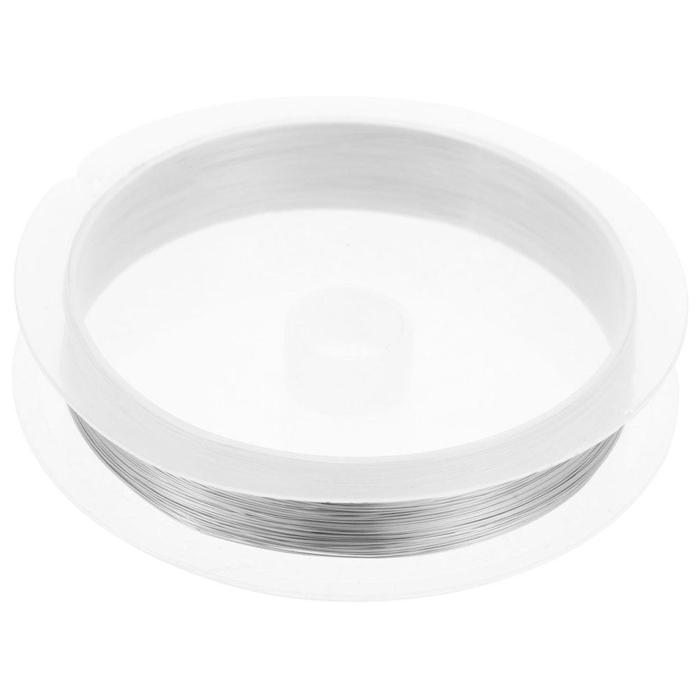 0.2 mm Silver Copper Wire for Nail Art and Jewelry, 22 m
