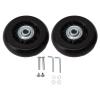 Luggage Wheel Replacement Set, 64 x 24 mm / 2.5 x 0.9 in view 1