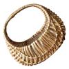 MAGICLULU 4-Piece Handwoven Rattan Flower Baskets, Portable Rustic Baskets for Weddings, Decor, and Storage view 4