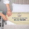 Dreamzie - Fitted Sheet - 80 x 200 cm - 100% Combed Cotton - Jersey view 3