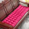 Chair Cushion Seat Pad with Ties, Thick and Breathable, Red, 55 × 165 cm (22 × 65 in) view 1