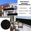 ROBAG Balcony Privacy Screen 130 x 1,800 cm, 160 g/m, with Nylon Cable Ties and Cord, Black view 3
