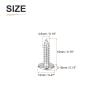 DTGN #10 x 3/4 in. Self-Tapping Screws, 100-Pack, 304 Stainless Steel Phillips Pan Head, Silver view 2