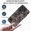 POUHYE Case for Xiaomi Redmi Note 13 5G, Soft Silicone Bumper, Matte Clear PC Back, 3D Rose Pattern view 2