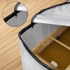 Attic Stair Insulation Cover with Aluminum Bubble Foil view 2