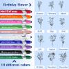 ShAxzHen Personalized Engraved Ballpoint Pens, Black Ink, Purple, 408-Pack view 2