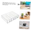 CAXUSD Stackable Transparent Desktop Storage Box with Drawers view 3