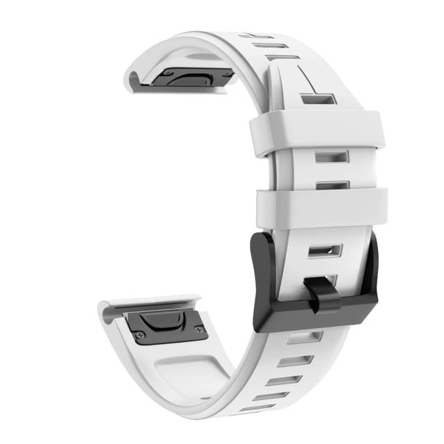 ORKDFJ Official Silicone Watch Band for Garmin Fenix 7X, 5X Plus, 6X Pro, Enduro and Tactix Delta, 26 mm, Agate