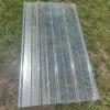 Transparent 1.2 mm FRP Roofing Panels with UV Protection, 0.9 x 2.2 m, 5-Pack view 2