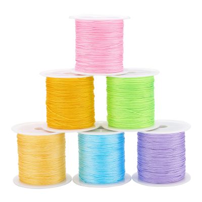 Bestewelry 6-Roll 0.6 mm Nylon Cord Set