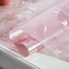 Transparent Floral PVC Table Protector, 1 mm, 40 x 220 cm (A) view 1