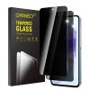 CHRINECY 2-Pack Privacy Screen Protector for Samsung Galaxy A55 5G, 9H Anti-Spy Tempered Glass, Scratch-Resistant, Anti-Fingerprint, Bubble-Free view 1