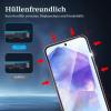 CHRINECY 2-Pack Privacy Screen Protector for Samsung Galaxy A55 5G, 9H Anti-Spy Tempered Glass, Scratch-Resistant, Anti-Fingerprint, Bubble-Free view 3