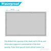 Sail Shade 3.2 x 7 m, Waterproof, 98% UV Protection, White view 3