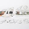 Acrylic Wedding Table Numbers, 1–20/1–50/1–99, Mirrored Silver, Table Decor for Weddings, Anniversaries, Events and Parties view 4