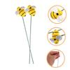 Sosoport 10-Piece Bee Garden Stakes, Plastic and Iron view 3