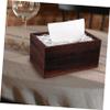 Alipis 4-Piece Wooden Tissue Box Set with Glass Sliding Lid, Elegant Napkin Holder for Living Rooms, Offices, and Public Spaces view 3