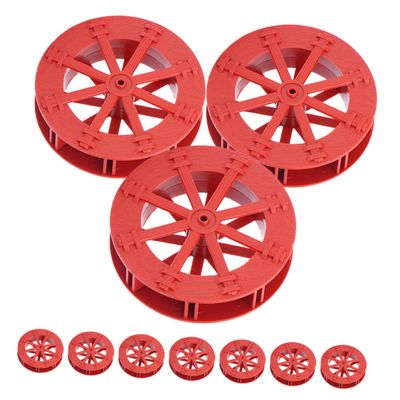 Autumn-Themed Party Small Plastic Water Wheel Replacement Wheels, 10 Pieces
