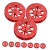 Autumn-Themed Party Small Plastic Water Wheel Replacement Wheels, 10 Pieces view 1