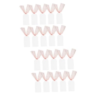 MAGICLULU 20-Piece Transparent Reserved Seat Tags for Wedding Chairs