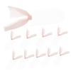 10 Matte Pink Acrylic Wedding Place Cards for Parties view 1
