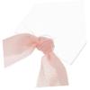10 Matte Pink Acrylic Wedding Place Cards for Parties view 2