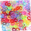 SHINEOFI 1,500-Piece Plastic Clips for Rubber Bracelets and Keychains, Craft Accessories view 2