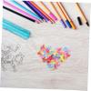 SHINEOFI 1,500-Piece Plastic Clips for Rubber Bracelets and Keychains, Craft Accessories view 3