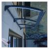 Polycarbonate Door Awning with Carbon Steel Base, 80 × 160 cm view 1