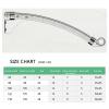 Polycarbonate Door Awning with Carbon Steel Base, 80 × 160 cm view 2