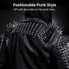 JAVERGGN Clothing Spikes, Conical Studs and Punk Rivets, Silver view 3