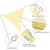 ENEN Waterproof Triangular Sun Shade Sail, UV and Wind Protection, Rose Red, 3 x 4 x 5 m view 3