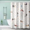 Dachshund 3D Shower Curtain 180 x 200 cm view 1