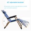Folding Zero Gravity Lounge Chair, Black view 2
