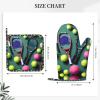 Funny Tennis Rackets and Balls Oven Mitt and Pot Holder Set, 2-Piece view 4