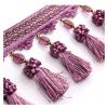 1 m Curtain Fringe Trim with Beaded Ball Tassels (Color 6) view 1