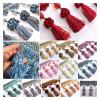 1 m Curtain Fringe Trim with Beaded Ball Tassels (Color 6) view 2