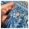 1 m Curtain Fringe Trim with Beaded Ball Tassels (Color 6) view 4