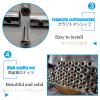 Stainless Steel Garden Arch for Climbing Plants, 3 × 2.4 m (9.8 × 7.9 ft) view 4