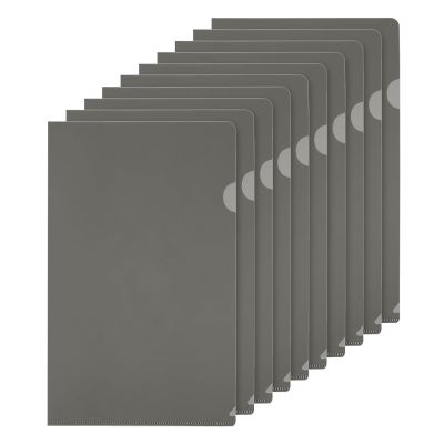 PATIKIL L-Type Folders, 30-Pack, A4, Plastic