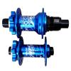 ZECHAO Mountain Bike Disc Brake Hub Set, 6-Pawl, 32-Hole, 11/12-Speed, 15×100 mm / 12×142 mm Thru-Axle, Blue view 1