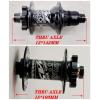 ZECHAO Mountain Bike Disc Brake Hub Set, 6-Pawl, 32-Hole, 11/12-Speed, 15×100 mm / 12×142 mm Thru-Axle, Blue view 2