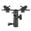 Beufee Dual Flash Bracket Extension Mount for Cameras and Camcorders view 1