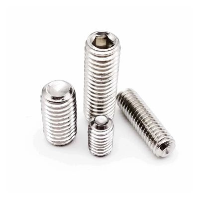 304 Stainless Steel Hex Socket Set Screws, 50 pcs, M2–M8 (Color: 6 mm, Size: M4)
