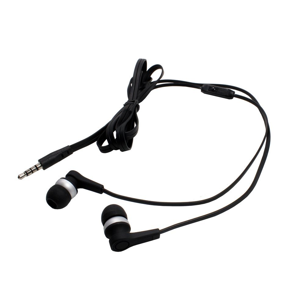 Mobile-Laden In-Ear Stereo Headset Compatible with TCL TKEE MAX, 3.5 mm Jack, Call Answer Button