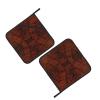 Red Wooden Pot Holders, 2-Pack view 3