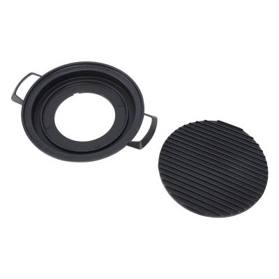 Fockety Mini Hibachi Grill, Round Japanese-Style BBQ Grill, Large
